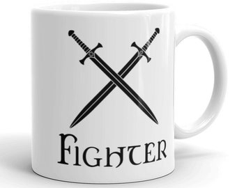 Fighter D&D Mug