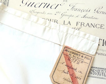 1900: MAUBERT & FILS silk curtain France unused original condition Broncante Dreams
