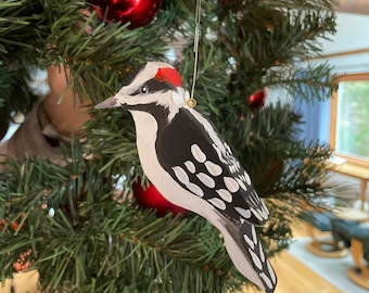 Downy Woodpecker Ornament