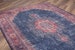 NARGAN | Persian Pattern Oriental Rug, Antique looks, Hand-knotted texture, Home decor, Traditional, Central Medallion, Navy blue, Red, Rugs 