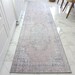 SAFA Runner | Turkish Runner Rug, Neutral Faded Pink, Oriental Traditional Bohemian, Vintage look, Minimalist, Shabby Hallway decor runners 