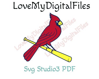 St Louis Cardinals Svg Etsy
