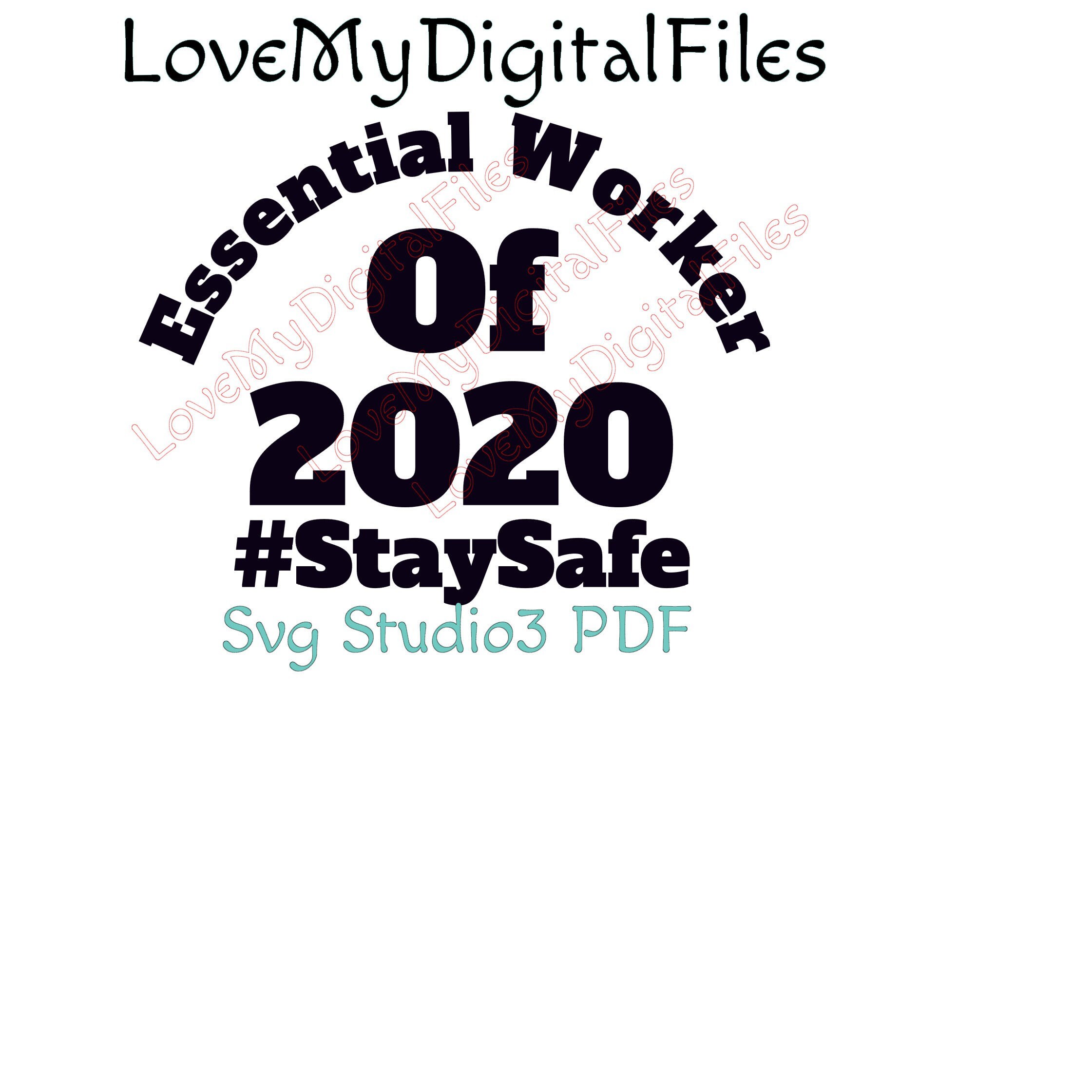 Download Essential Worker Svg Digital Files For Cricut Cutting Etsy