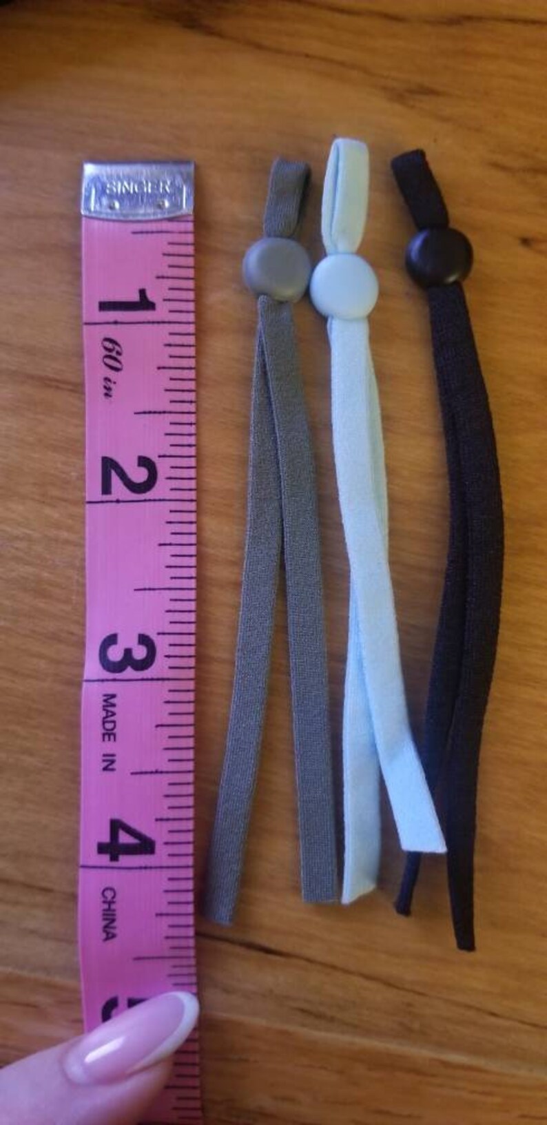 Elastic & Adjustable Ear Straps With Soft Silicone Buckles of Etsy