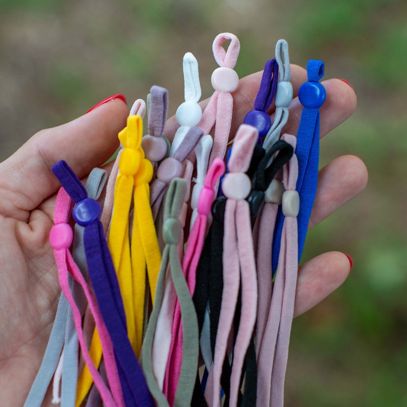 Elastic & Adjustable Ear Straps With Soft Silicone Buckles of Etsy