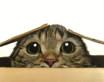 Portrait d'animal de compagnie personnalisé, dessiné à la main, dessin réaliste, crayon de couleur, chiens, chats, animaux