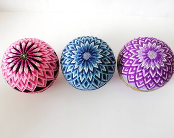 Boules de temari - Chrysanthème