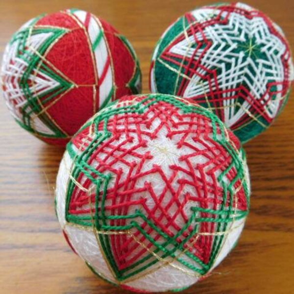 Christmas Temari making kit B1 - Beginners