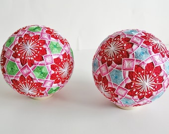 Boule Temari fleurs de cerisier Printemps