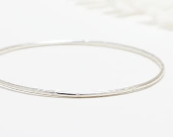 Bangles, Minimalist Bracelet, Silver Bangle, Bangle Bracelet, Stackable Bangles, Dainty Bracelet, Bracelet For Women | Celebration Bangle