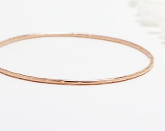 Rose Gold Bangle, Minimalist Bracelet, Bangles, Bangle Bracelet, Stackable Bangles, Dainty Bracelet, Bracelet For Women | Celebration Bangle