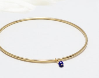 Minimalist Bracelet Gold, Gold Bangle, Bangles, Bangle Bracelet, Stackable Bangles, Dainty Bracelet, Bracelet For Women | September Bangle