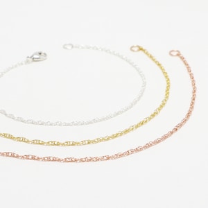 Gold Chain Bracelet, Thin Silver Bracelet, Minimalist Bracelrt, Layering Bracelet, 14K Gold Filled, Bracelet For Women | Darling Bracelets