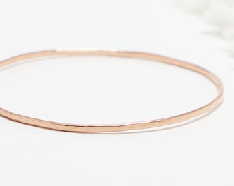 Bracelet For Women, Rose Gold Bangle, Minimalist Bracelet, Bangles, Bangle Bracelet, Stackable Bangles, Dainty Bracelet | Celebration Bangle