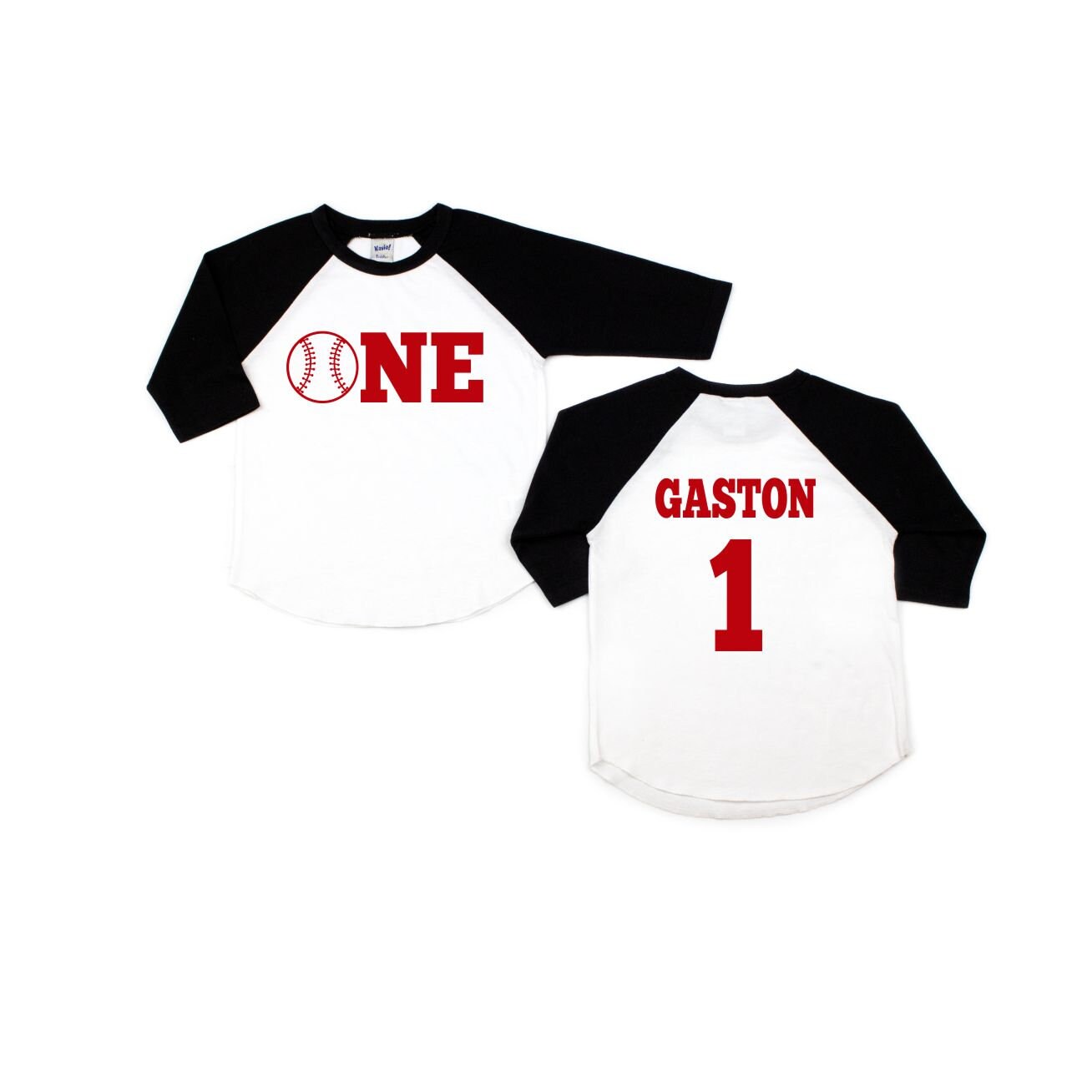 Baseball First Birthday Shirt - Name Baseball Shirt - Boy 1st Birthda…