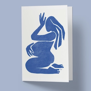 Carte de vœux carte pliante "Maternité" DIN B6 12 x 17 cm