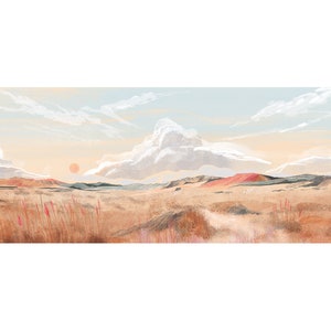 Postkarte / Kunstdruck "Denmark Dunes" A6 A5 A4 A3