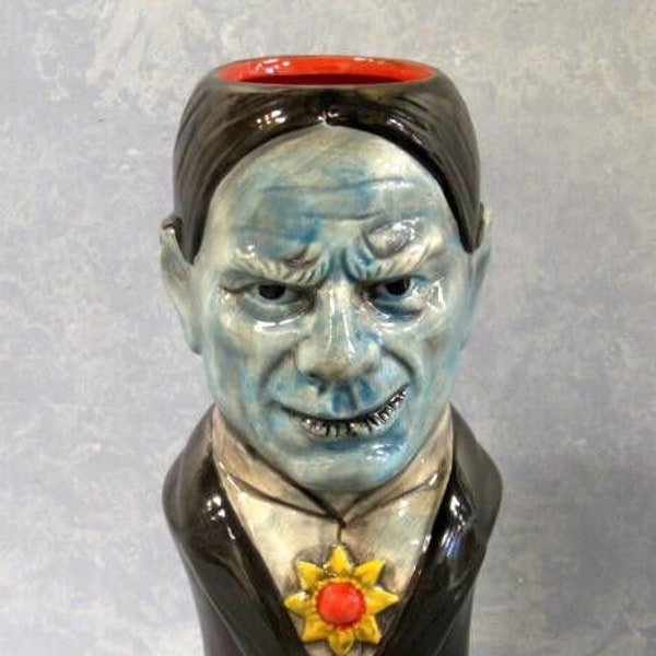 Zacherley Tiki Mug & Coaster - Halloween Chiller 2011 - Rare Cool Ghoul Warehouse Find