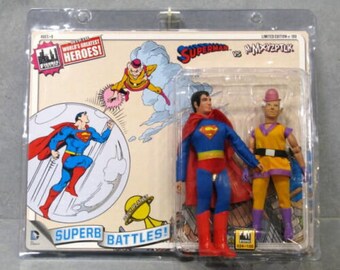 Superman & Mr Mxyzptlk DC Comics - Figures Toy Co 2-Pack #24/100 Mego