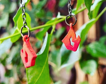 Sea of Thieves Inspired Forsaken Ashes Earrings