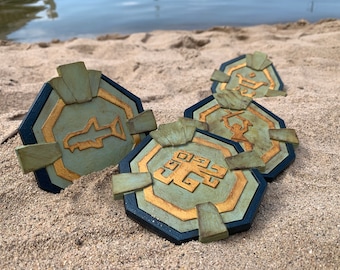 Sea of Thieves Inspired Compass Vault Medallion