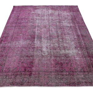 8x10 Vintage Oushak Rug | Hand-Knotted Antique Large Area Rug | Handwoven Turkish Wool Carpet for Bedroom, Living Room - TOD105