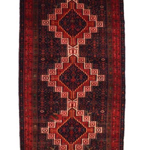 Vintage 1980's Turkish Wool Oriental Rug - 2.13x5.05 Feet - Etsy
