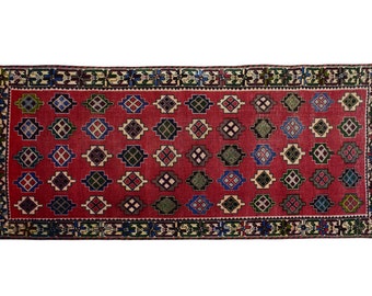 5x9 Antique Handmade Turkish Rug | Hand knotted Rug | Vintage Anatolian Rug | Area Rug for Bedroom, Living Room Rug, and Kitchen Rug - SHR17