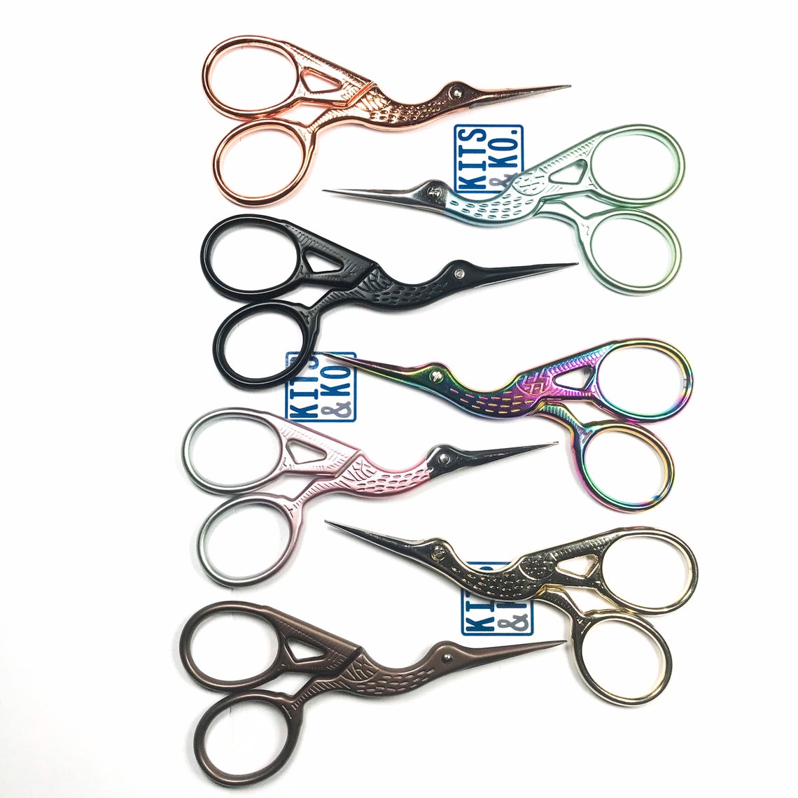 Stork Scissors Cross Stitch Scissors Thread Scissors Matte Etsy
