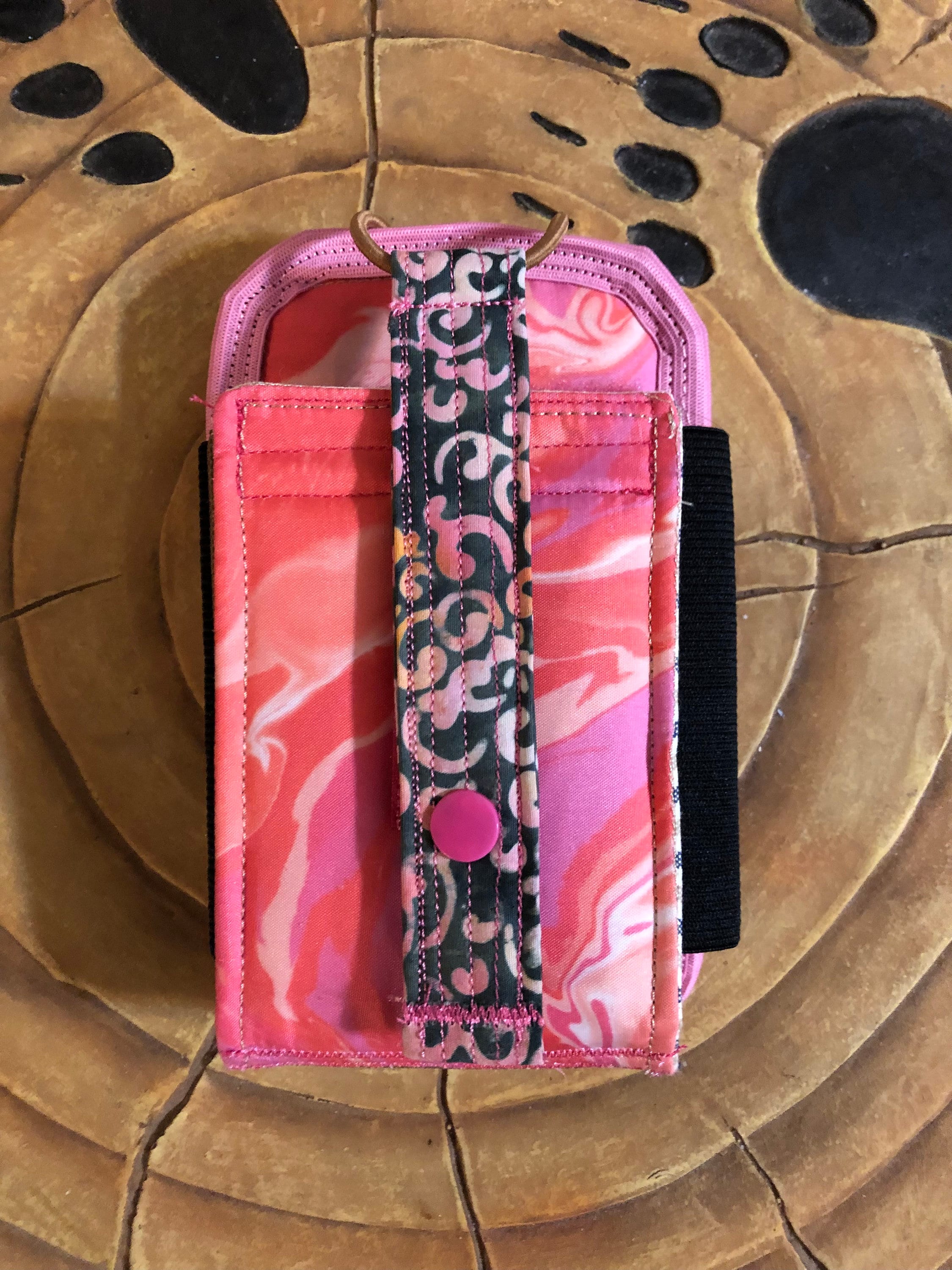 Scanner/phone Holder With Belt Clip, Id Holder, Velcro, Elastic Pen