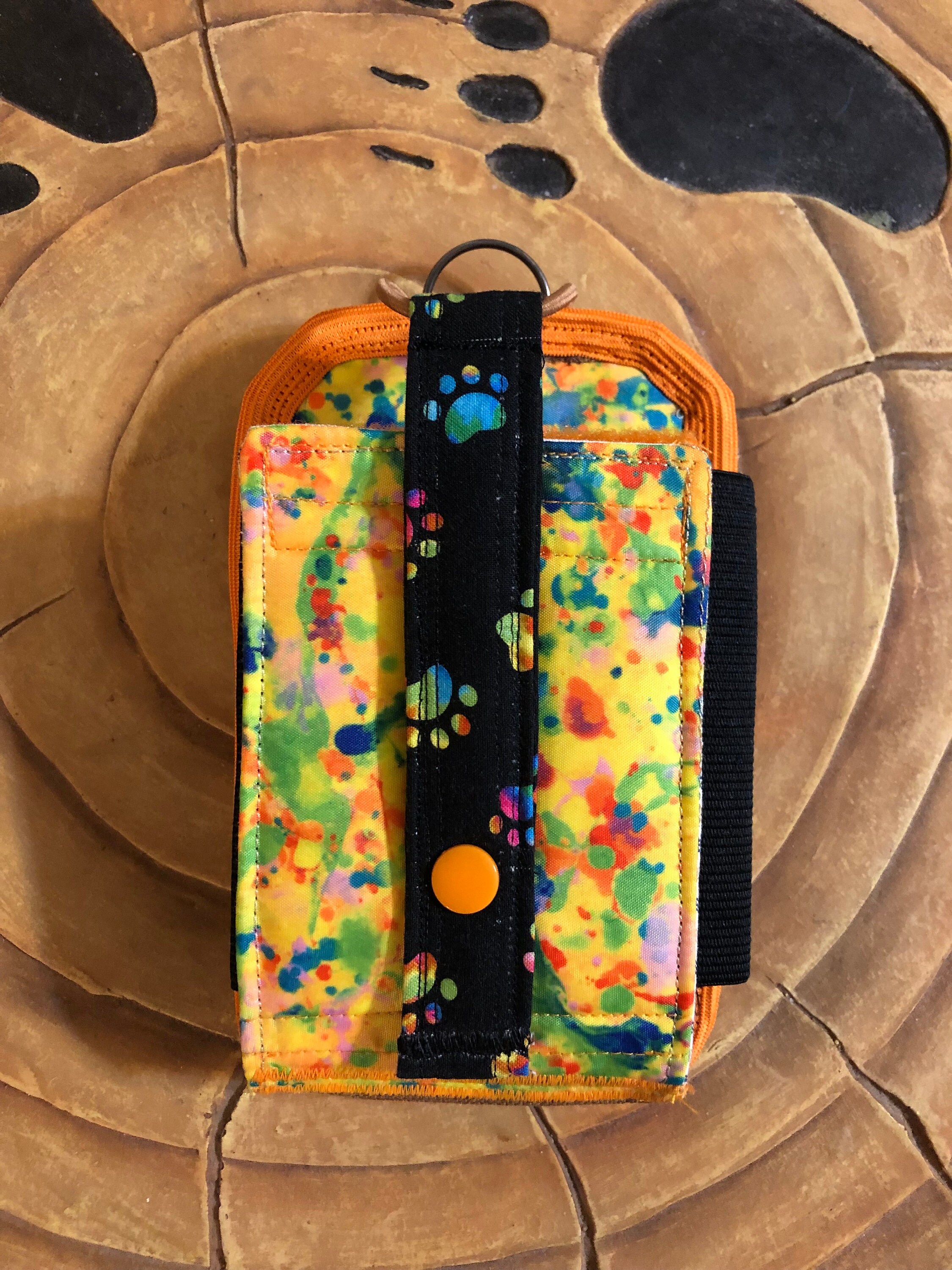 Scanner/phone Holder With Belt Clip, Id Holder, Velcro, Elastic Pen Holder and Snap. Designed to