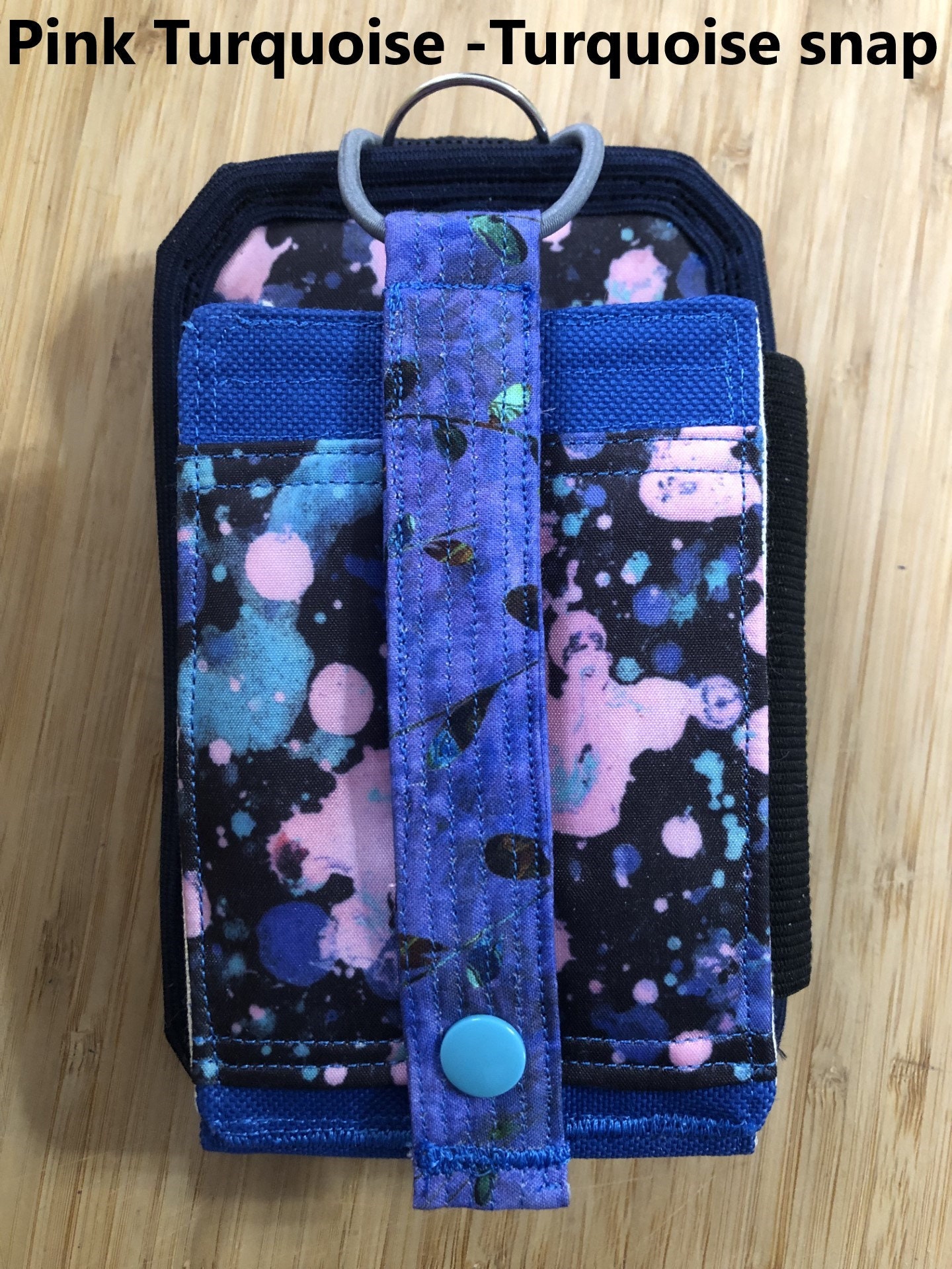 Scanner/phone Holder With Belt Clip, ID Holder, Velcro, Elastic Pen Holder and Snap. Designed to