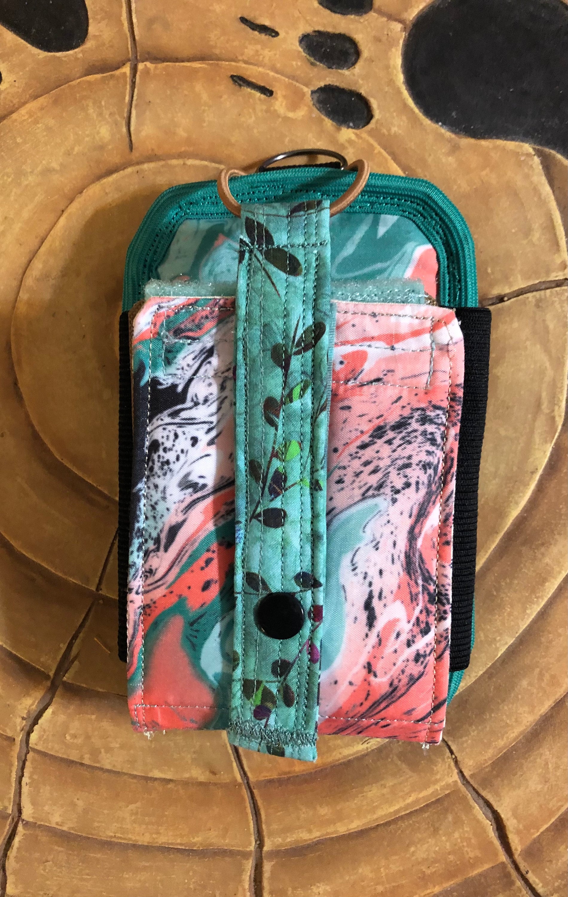 Scanner/phone Holder With Belt Clip, Id Holder, Velcro, Elastic Pen