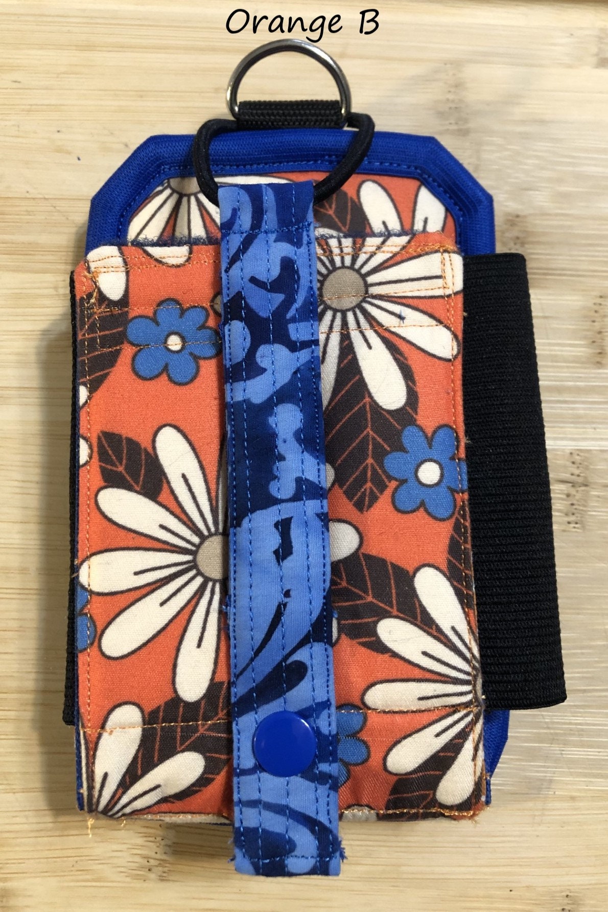 Scanner/phone Holder With Belt Clip, Id Holder, Velcro, Elastic Pen Holder and Snap. Designed to