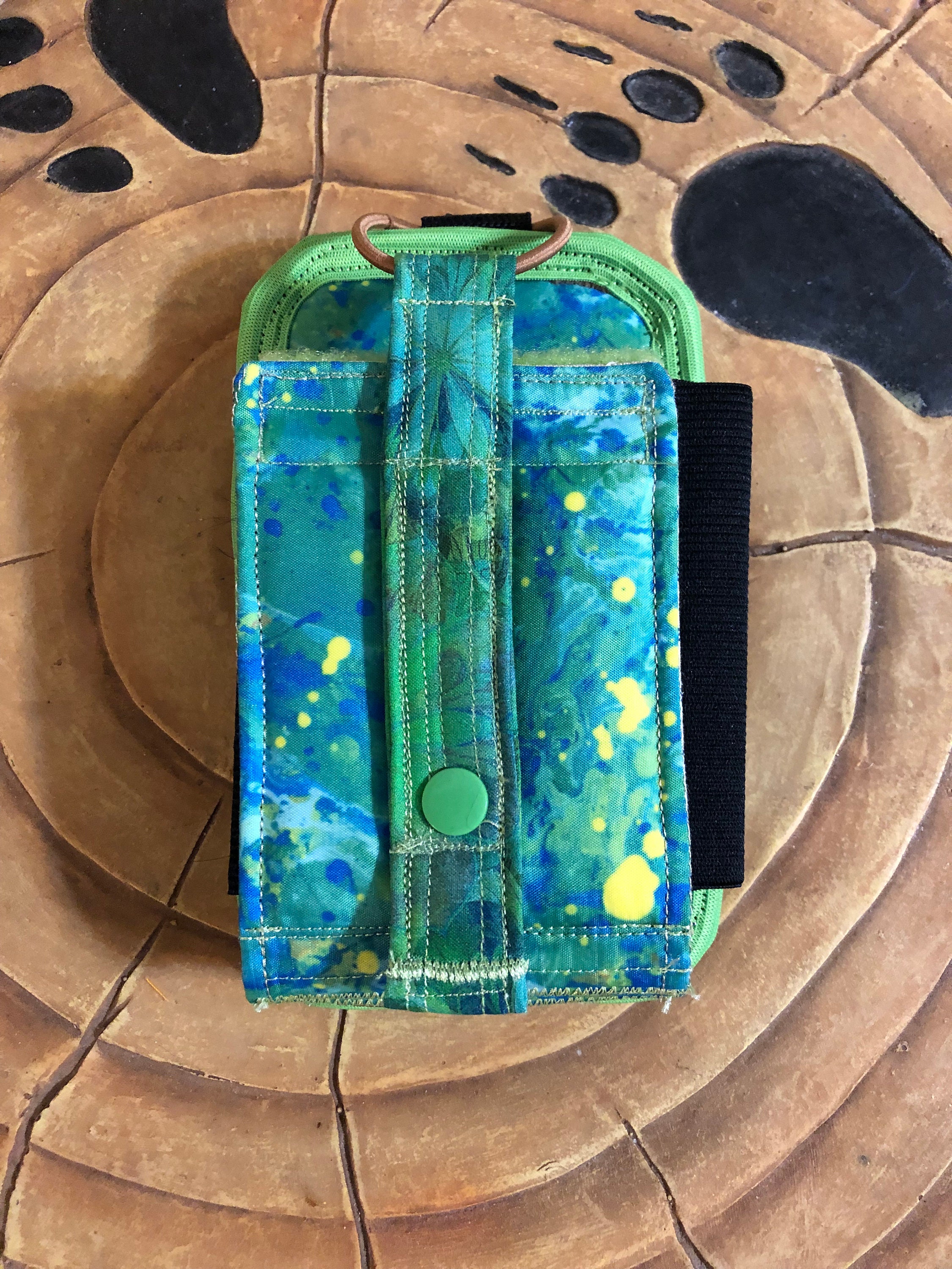 Scanner/phone Holder With Belt Clip, Id Holder, Velcro, Elastic Pen