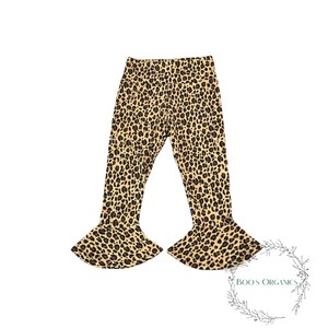 Girls cheetah bells, Animal print, cheetah legging, toddler girl legging, girls bell bottoms, animal print bells