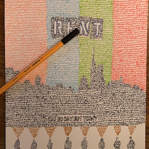 Rent Handwritten Lyrics Prints