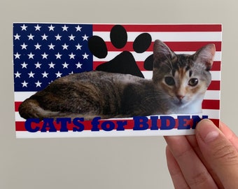 Chats pour Biden Sticker