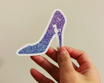 Cinderella Broadway Lyrics Sticker