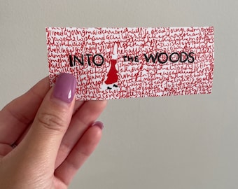 Into the Woods Lyrics Sticker