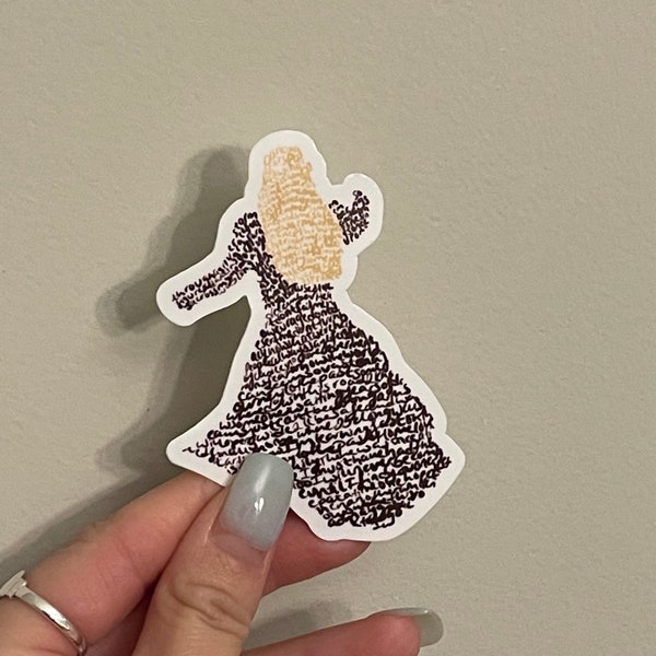 Anastasia Lyrics Sticker