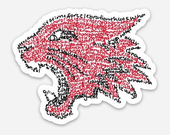 High School Musical Lyrics Sticker