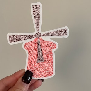 Moulin Rouge Lyrics Sticker