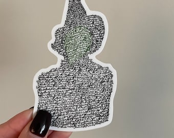 Wicked Elphaba Songtext Aufkleber