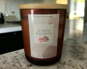 Almond Macarons | Scented Candle | Amber Jar