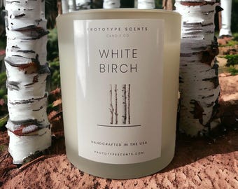 White Birch Candle | Hand Poured Scented Candle