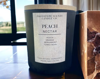 Peach Candle | Hand Poured Scented Candle