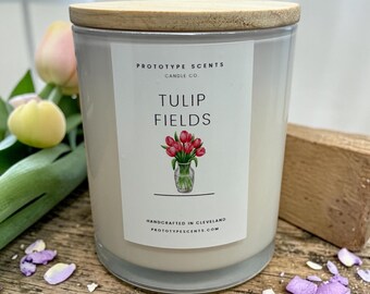 Tulip Scented Candle - Hand Poured, Prototype Scents