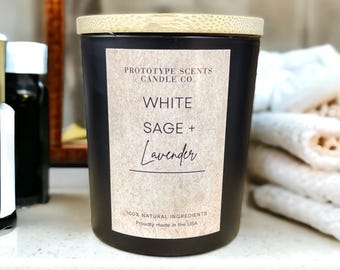 Sage + Lavender Candle | Hand Poured Candle