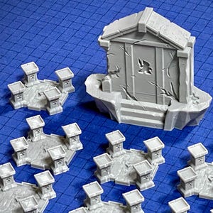 3D Crypt and Wayshrines for Clank! Catacombs (Unofficial)